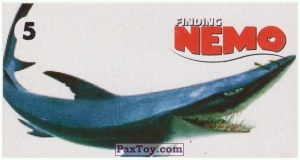 PaxToy.com  Карточка / Card 05 Shark из Start: Finding Nemo