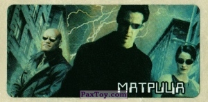 PaxToy.com  Наклейка / Стикер (Узкая) 08 Morpheus, Neo and Trinity из Жуйка: Matrix