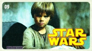 PaxToy.com  Наклейка / Стикер 09 Anakin Skywalker (Jake Lloyd) из Andic: Star Wars