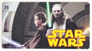 PaxToy.com  Наклейка / Стикер 29 Obi-Wan Kenobi and Qui-Gon Jinn из Andic: Star Wars