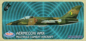 PaxToy.com 12 AERMECCHI AMX - MULTIROLE COMBAT AIRCRAFT из Нептун: Военные Самолёты и Вертолёты