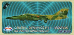 PaxToy.com 19 GENERAL DYNAMICS F-111 ARDVAAK - ALL WEATHER BOMBER AIRCRAFT из Нептун: Военные Самолёты и Вертолёты