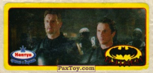 PaxToy.com  Наклейка / Стикер (Желтая рамка) 03 Henri Ducard (Liam Neeson) and Bruce из Нептун: Бэтмен (Жёлтая рамка)