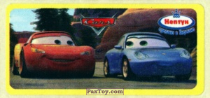 PaxToy.com 007 Lightning McQueen and Sally Carrera из Нептун: Cars (Желтая рамка)