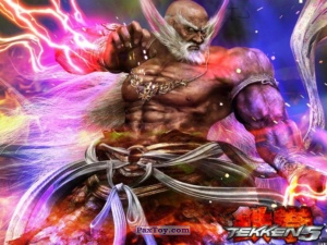 PaxToy.com - (Красная Рамка) 07 Jinpachi Mishima (Сторна-back) из Нептун: Tekken 5