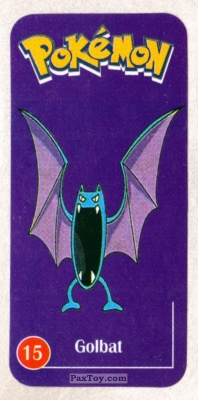 PaxToy.com 15 Golbat из Жевательная резинка: Pokemon