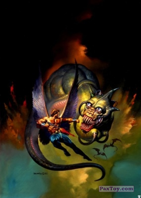 PaxToy.com - 05 Gynoug / Wings of Wor by Boris Vallejo (MD US) 1990 (Сторна-back) из Квадро Жуйка: Ужасы