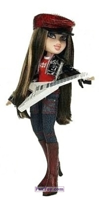 PaxToy.com - Наклейка / Стикер (Фиолетовый) 09_ Bratz Rock Angelz - Cloe __ All (Сторна-back) из Нептун: Куклы Братс