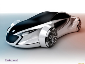 PaxToy.com - 02 Peugeot Concept Cars (Сторна-back) из Нептун: Автомобили будущего (Голубая рамка)