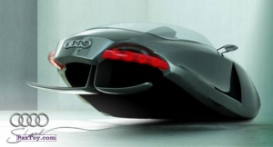 PaxToy.com - 05 Audi Shark (Сторна-back) из Нептун: Автомобили будущего (Голубая рамка)