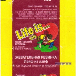 PaxToy 2001 Вишня и Лимон   Фантик Life is... Life