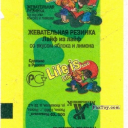 PaxToy 2005 2006 Яблоко и Лимон   Фантик Life is... Life