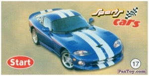 PaxToy.com 17 Dodge Viper из Start: Sport Cars