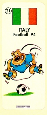 PaxToy.com 21 ITALY из Chupa Chups - Жевательная резинка: FOOTBALL'94