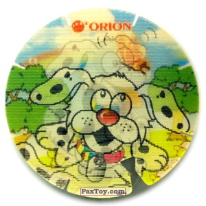 PaxToy.com  Фишка / POG / CAP / Tazo Щенок A 1 из Choco Boy: Друзья в Сказочном Лесу