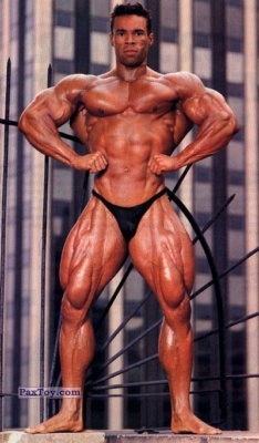 PaxToy.com - Наклейка / Стикер 11 Кевин Леврон (Kevin Levrone)_ Original (Сторна-back) из Нептун: Бодибилдинг